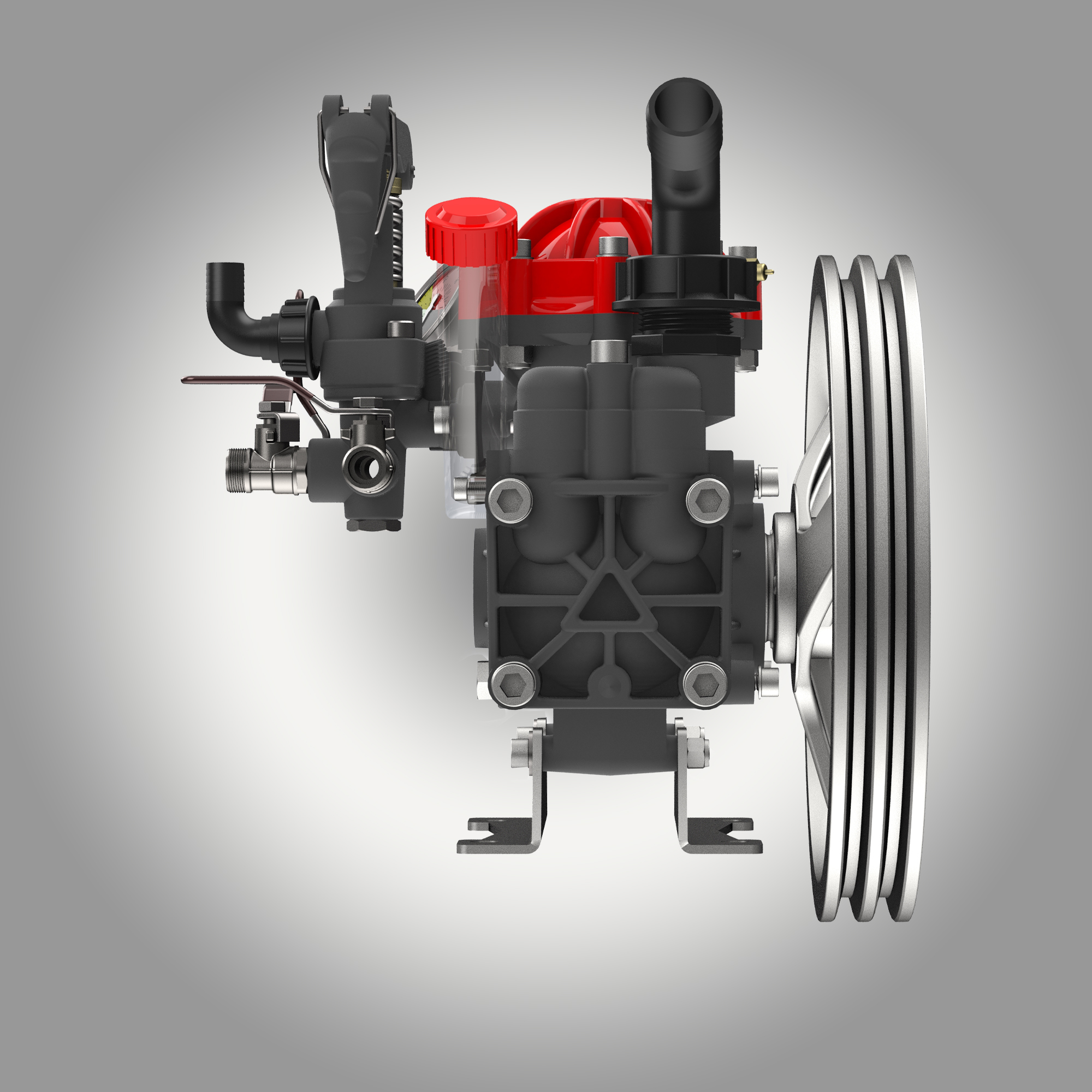 2 DIAPHRAGM PUMPS WITH PULLEY  | MTS-230 K