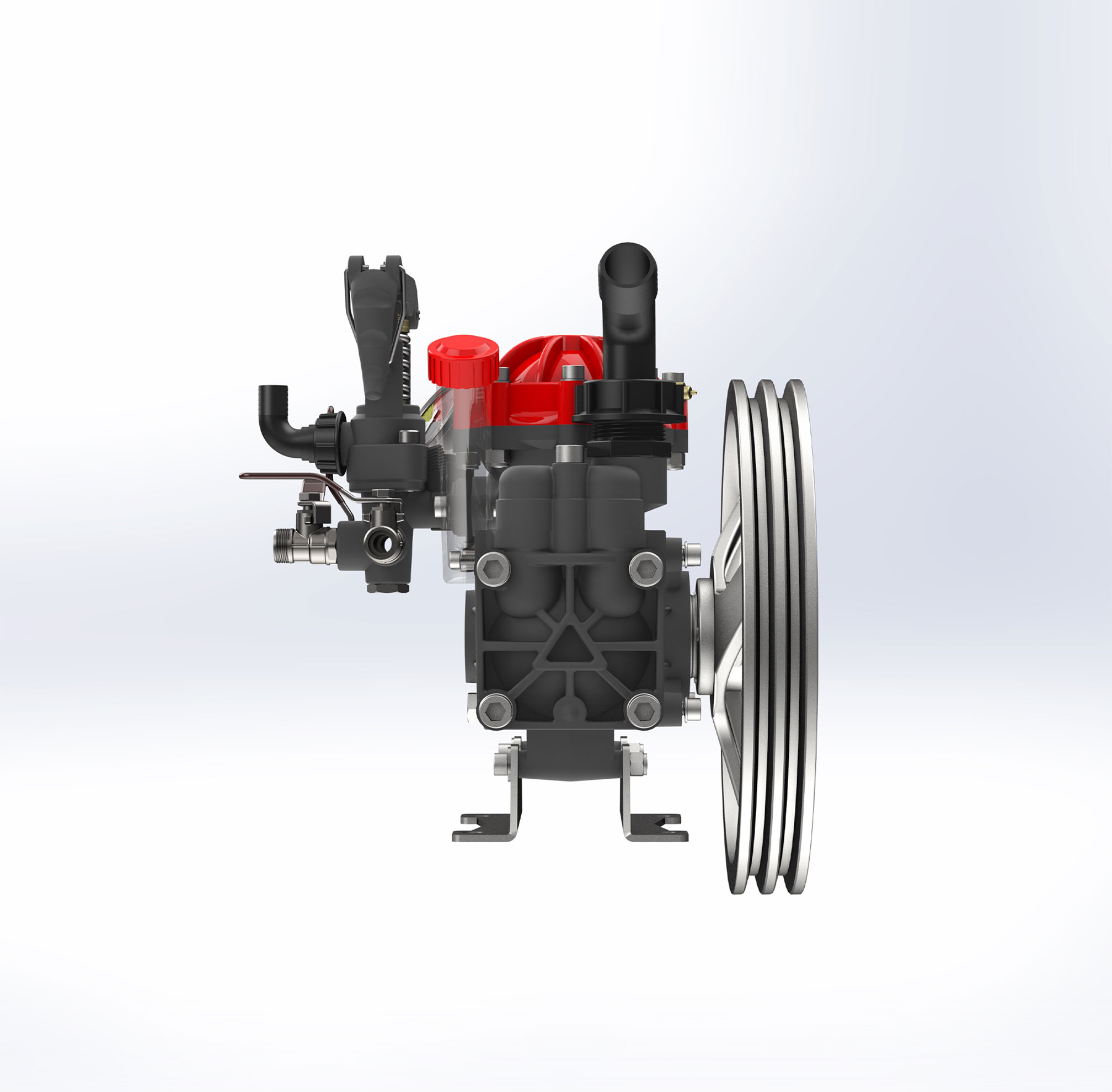 2 DIAPHRAGM PUMPS WITH PULLEY  | MTS-230 K
