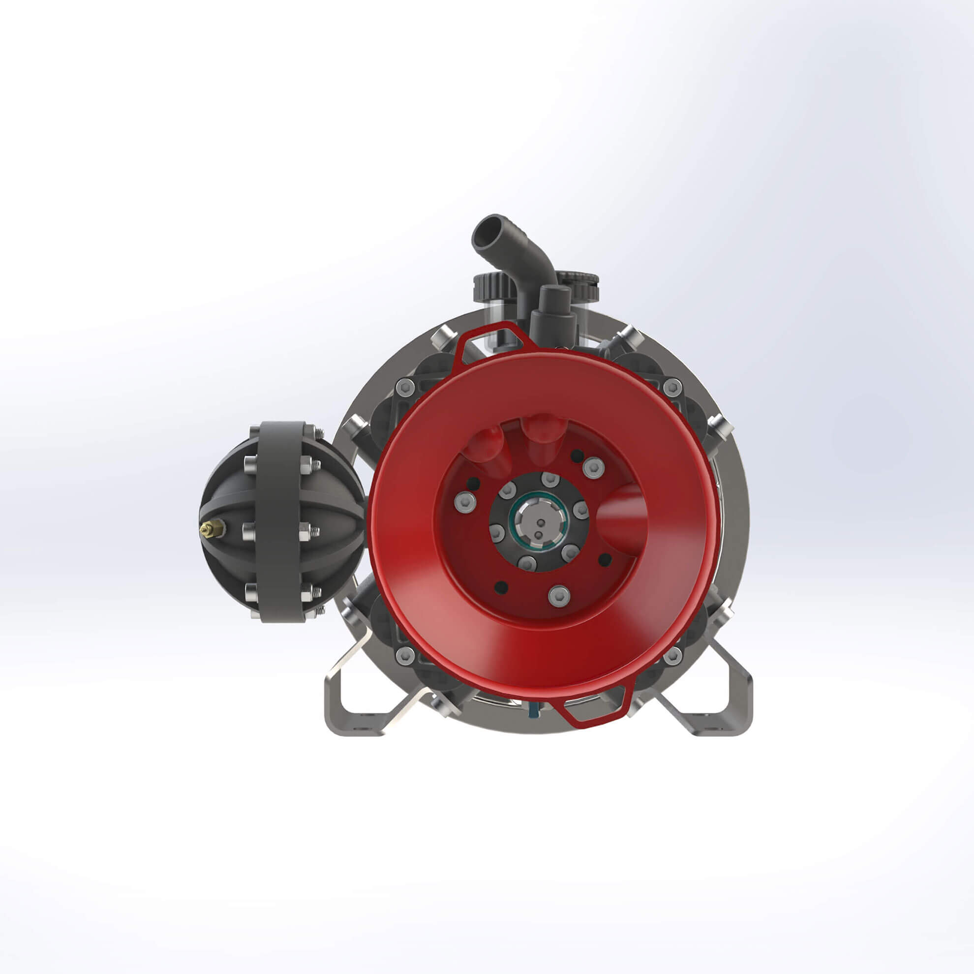 4 DIAPHRAGM PUMPS WITH PULLEY  I MTS-496 PK